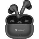 Sandberg Bezvadu austiņas 126-51, 40g, Melna, 104dB, 16&Omega;, Bluetooth, 20Hz-20KHz, Iebūvēts mikrofons, 20-24h atskaņo&scaron;anas laiks
