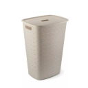 Skalbinių dėžė Softex 56L 42x31,6x60cm kreida balta 0800571Z67 Curver