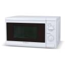 Radiola СВЧ-печь RAMW2120SMW, 700W, 20L, 5 уровней мощности, 35 мин таймер, белый, поворотное управление