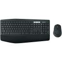 Logitech klaviatuur MK850, traadita, QWERTY, must, 2.4 GHz, 10 m, 2 AAA akut, 8 nuppu, hiir kaasas