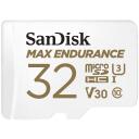 Sandisk Max Endurance 32 GB MicroSDHC UHS-I Class 10 SDSQQVR-032G-GN6IA, 32 GB, 100 MB/s, 40 MB/s, U3, V30, Class 10