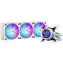 Asus ROG Strix LC III 360 ARGB White Edition procesora &scaron;ķidruma dzesētājs 90RC00W2-M0UAY0, 1.4kg, 36dB, 40cm, LCD, 3 ventilatori