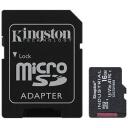 Kingston microSDHC UHS-I KAART SDCIT2/16GB, 16 GB, A1, V30, U3, 100 MB/s, SD adapter, vigaste plokkide haldamine, ECC mootor