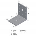 Lenķis V9 70X70X55X3 451544 ESSVE