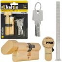 Keltin Užrakto cilindras su rankenėle K02638, 30/30G mm, 3 raktai, aliuminis, ZnAl lydinys, 25000 ciklų