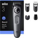 Braun Bārdas Trimmeris BT3560, 0.5mm, 20mm, 40 garuma soļi, NiMH akumulators, 50 min darbības laiks