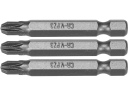 SCREWDRIVER BITS 1/4 50MM PZ3 3 PCS 65477 STHOR