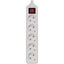 Emos Ilgintuvas P1520, 5&times;2P+PE, 3 680 W, IP20, baltas, su jungikliu, vaikų apsauga
