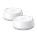 TP-Link Deco BE25 (2-pack) bevielių mar&scaron;rutizatorių komplektas Mesh Wi-Fi 7 AX3600 iki 3600 Mbps EasyMesh 2&times; įrenginiai 4&times; antenos kiekviename 2&times; Gigabit LAN/WAN Balta