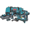Instrumentu komplekts, 18V, 3x3Ah, DLX6100PX1 MAKITA
