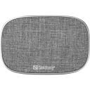 Sandberg Bezvadu lādētājs SleekPad 441-60, 5V/1A, 9V/1,12A, 9V/1,67A, 15W, Qi, 1 USB ports, pelēks, alumīnijs, audums