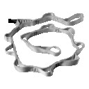 Cilpa 18mm NYLON DAISY CHAIN, izmērs: 140cm, Grey, 0793661330875 BLACK DIAMOND