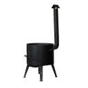 Krāsns kazanam 16 L ar skursteni metāls 2 mm DV61950 DAVR METALL