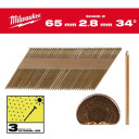 IETVARA NAGLAS, 20&deg;, D VEIDA, 34&deg; D-HEAD 63 MM / RS / HDG / SC3 - 2.200 PC, 4932492614 MILWAUKEE