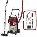 Mitrs/sauss putekļu sūcējs, EINHELL, 2342465, 30L nerūsējo&scaron;ā tērauda tvertne, 1400W, HEPA filtrs