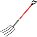 Вилка, 4 штыря, со стеклянным лезвием. шток и D-образный рычаг. МААН