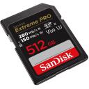Sandisk m&auml;lukaart SDSDXEP-512G-GN4IN, 512 GB, SDXC, UHS-II, 280 MB/s, 150 MB/s, Class 3, V60, Class 10