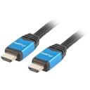 Lanberg HDMI kaabel, CA-HDMI-20CU-0030-BL, 3m, 18 Gbit/s, 4K UHD, 144 Hz, kuld&uuml;hendused, vask
