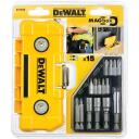 Dewalt l&ouml;&ouml;kt&ouml;&ouml;tluse otsikute komplekt DT7918-QZ, 15 tk, 25mm ja 50mm otsikud, 7mm, 8mm, 10mm mutriv&otilde;tmed, magnethoidik