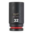 SHOCKWAVE&trade; IMPACT DUTY TRIECIENIZTURĪGAS UZGRIEŽŅU MUCIŅAS, 32 MM 3/4" IMPACT SOCKET DEEP - 1PC, 4932480391 MILWAUKEE