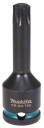 TORX UZGAĻI TRIECIENA UZGRIEŽŅU ATSLĒGĀM Impact Black 1/2&ldquo; T55 x 78 mm, E-19847 MAKITA