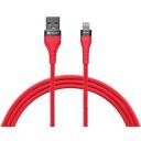 Tracer USB kabelis TRAKBK47492, 1m, 48W, 2.4A, 480Mbit/s, USB A, Lightning, sarkans