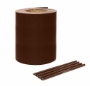 Fence stripe MIKKO Economy 3500x19cm RAL8017, brown + 28 pcs. holders 26019902
