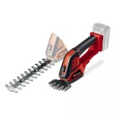 Bezvadu zāles un krūmu &scaron;ķēres, EINHELL, 3410313, 18V, 100 mm zāles asmens, viegls un kluss dizains