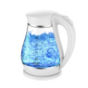 Elektriline veekeetja 2200 W 1.7 L klaasist ja polüpropüleenist korpus 360° pöörleva alusega valge AD1274 Adler