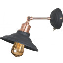 Sienas gaismeklis ar slēdzi LORET, 7901, AC220-240V,1xE27, 40W, 20cm; OS-LORW-E27-10-DEC GTV