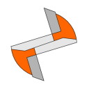 Фреза, CMT, 912.100.11, 8 мм, 10 мм, D:10мм, I:37,7мм, L:60мм, Z:2, Материалы: дерево, Материал лезвия: HW