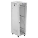 Lanberg Rack kapp 19" vabalt seisv 42U/600x800, FF01-6842-12SL, RAL 7035, 4 vertikaalset paigaldusrauda