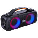 Manta Bevadu skaļrunis SPK216 SPK2160000001, 40W, Bluetooth 5.0, IPX5, TWS, FM, RGB, Google Assistant, Siri, brīvroku