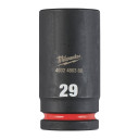 SHOCKWAVE&trade; IMPACT DUTY TRIECIENIZTURĪGAS UZGRIEŽŅU MUCIŅAS, 29 MM 3/4" IMPACT SOCKET DEEP - 1PC, 4932480388 MILWAUKEE