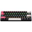 Onikuma G55 klaviatūra G55 Black, 61 taustiņi, USB, RGB apgaismojums, membrānas mehānisms, ūdensizturīga