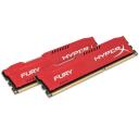 Kingston HyperX FURY Red atmiņas modulis HX313C9FRK2/8, 8GB, 1333MHz, 240-pin DIMM, 2 x 4GB, 1.5V, 64bit, sarkans