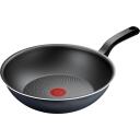 Tefal Wok H0561942, 28cm, alumiinium, must, sobiv induktsioonipliidile, fikseeritud k&auml;epide