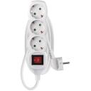 Emos Pikendus P1321, 1,5 m, 3&times; 2P + PE GERMAN, PVC, 3680 W, l&uuml;litiga, laste kaitse