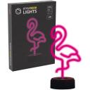 Manta Dekoratiivne lamp SNL79PK, 5 W, 12 cm, 10 cm, 25 cm, 3 x AA, 5 V, 2 m, LED, Flamingo
