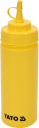 Mērces dozators 350ml dzeltena, YG-00551, YATO, elastīgs PE materiāls, viegli tīrāma, precīza dozēšana