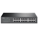 TP-Link TL-SG1024DE tinklo komutatorius Easy-Smart 24&times; Gigabit 10/100/1000 Mbps VLAN QoS IGMP Snooping juodas
