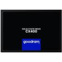 Goodram Cietais disks SSD CX400-G2 SSDPR-CX400-02T-G2, 2TB, SATA III 6.0 Gb/s, 550 Mb/s, 490 Mb/s, 2.5"