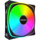 Montech Korpusinis ventiliatorius AX120 PRO BLACK 3 IN 1, 120mm, 12V, 3 ventiliatoriai, 1600RPM, 72.3cfm, 1.85mmH2O, 25.4dB