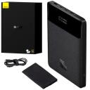 Baseus Power Bank akumulators Blade PPBL000201, 20000mAh, 100W, 2xUSB, 2xUSB-C, Li-Poly, melns