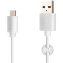 Fixed Andmete ja laadimise kaabel USB/USB-C &uuml;hendustega FIXD-UC2M-WH, 2m, 480 Mbps, 60W, kaabli korraldaja