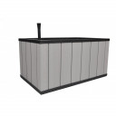 Gėlių vazonas Sequoia Duotech M pilkas 29206727 KETER