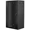 Lanberg 19" rack kapp WF01-6422-10B, 22U, 600x450mm, IP20, 60kg, 2 ventilaatori pesa, must