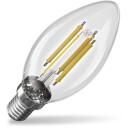 Emos LED lemputė Filament Candle ZF3A43, 3,8 W, 806 lm, E14, 230 V, 50 000 valandų, neutrali balta, A klasė