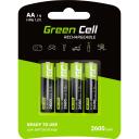 Green Cell Аккумулятор GR01, 1.2V, 2600mAh, Ni-MH, 4 шт., аккумулятор, зарядное устройство не включено