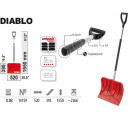 Лопата для снега DIABLO ILDB-R444 PROSPERPLAST